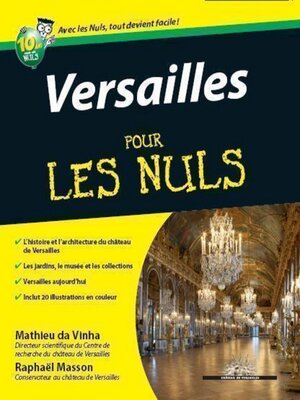 cover image of Versailles Pour les nuls